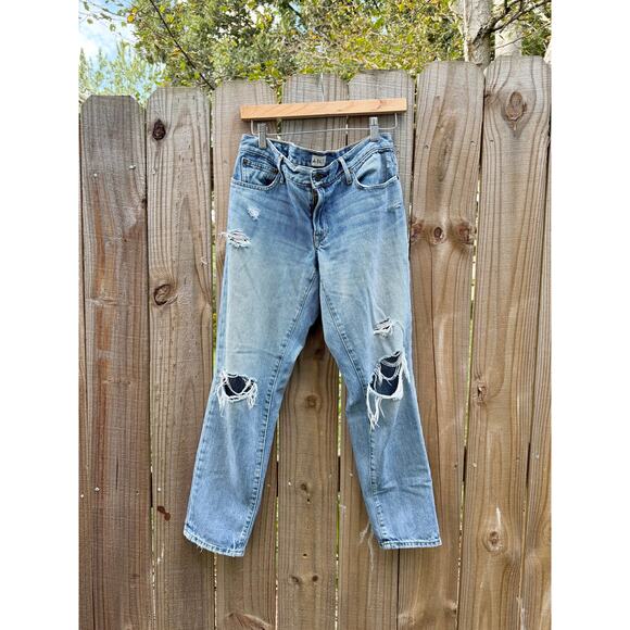ABLE ‘The Slouch’ Distressed Denim - Picture 2 of 9
